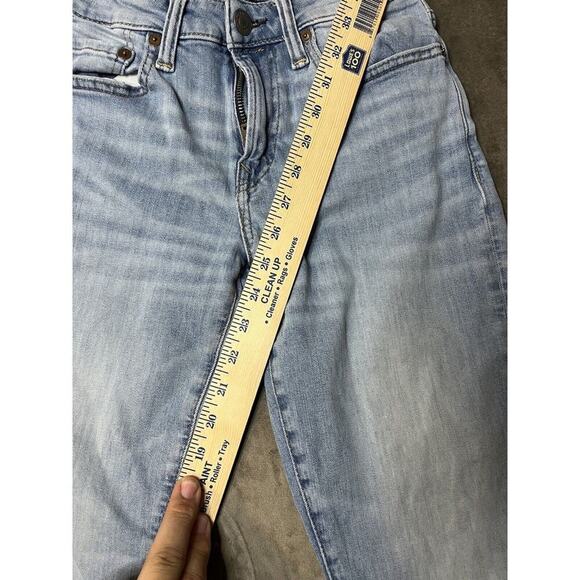 American Eagle Athletic Skinny Airflex + Distressed Jeans Size 26 x‎ 28 - Picture 3 of 9